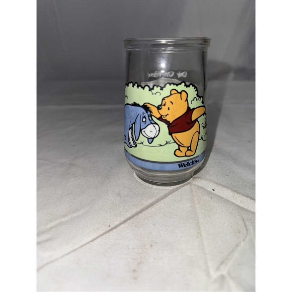 Whinnie The Pooh Welch's Glass Jelly Jar Poohs Great Adventure #2